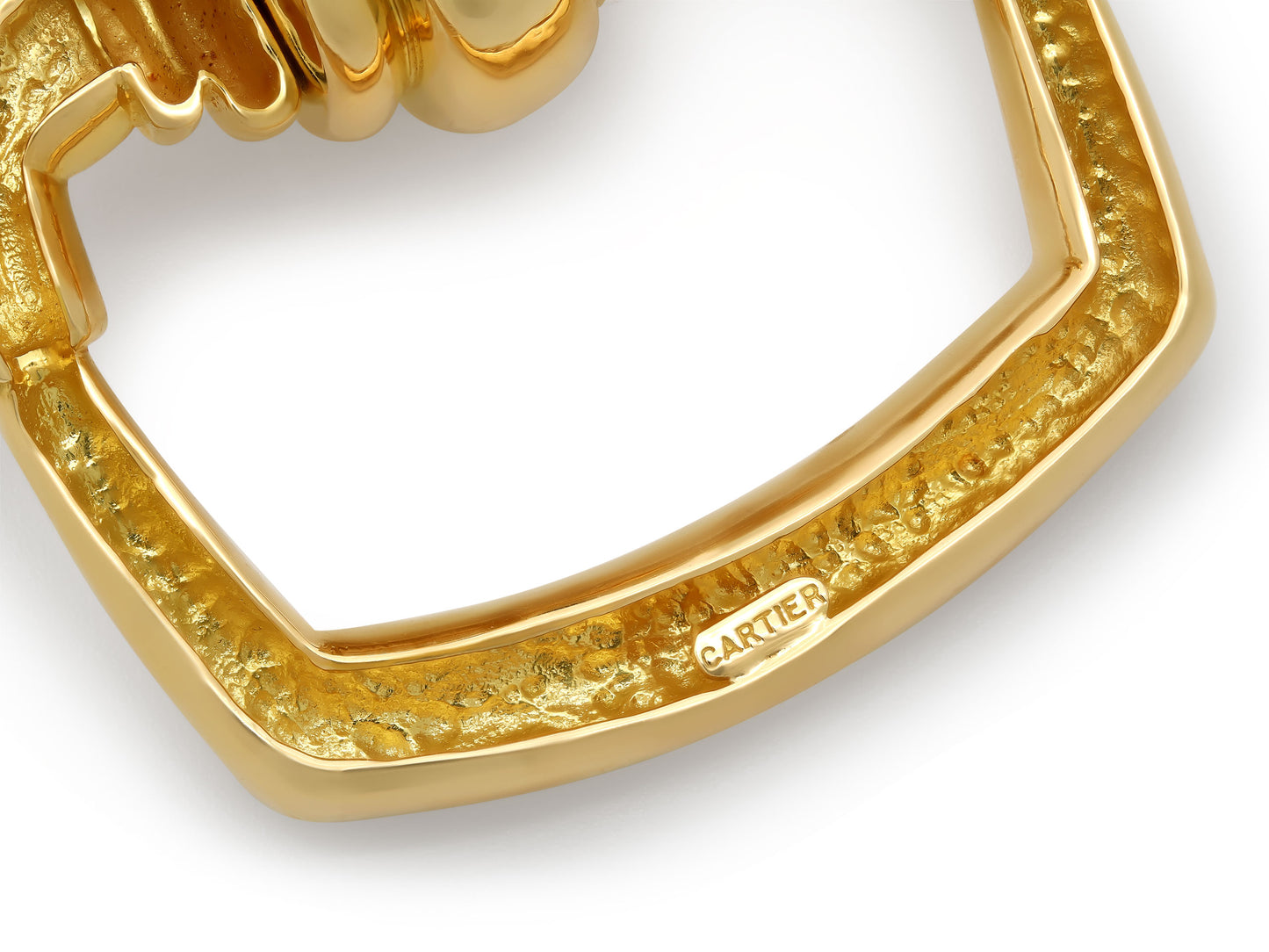 Cartier Aldo Cipullo Door Knocker Earrings in 18K Gold