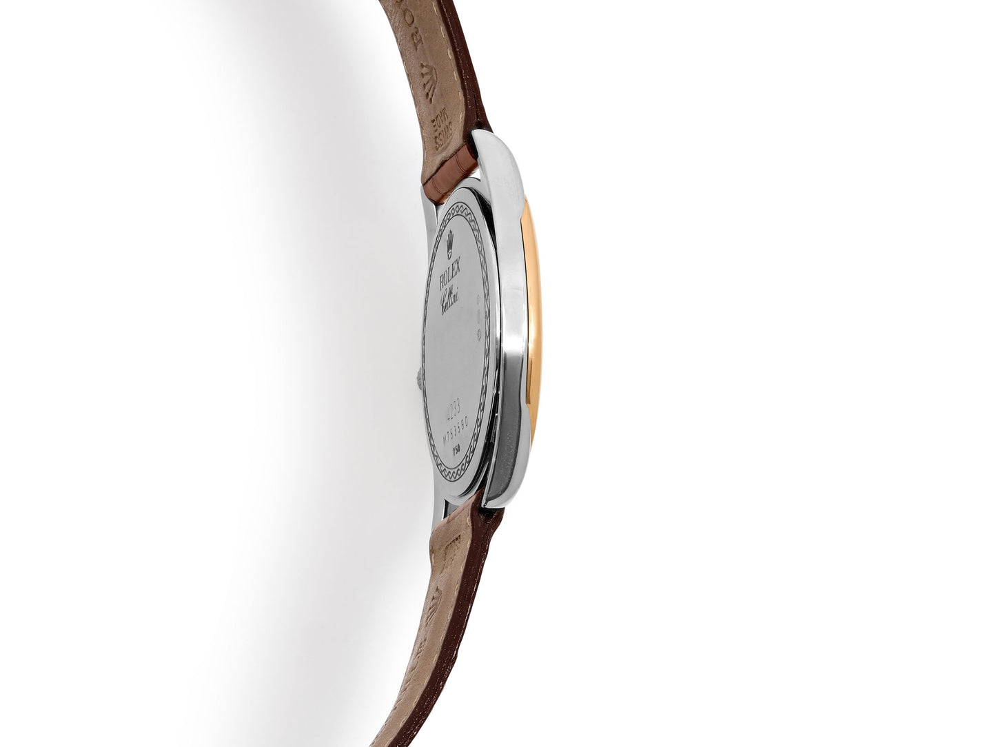 Rolex 'Cellini' Watch in 18K White and Rose Gold