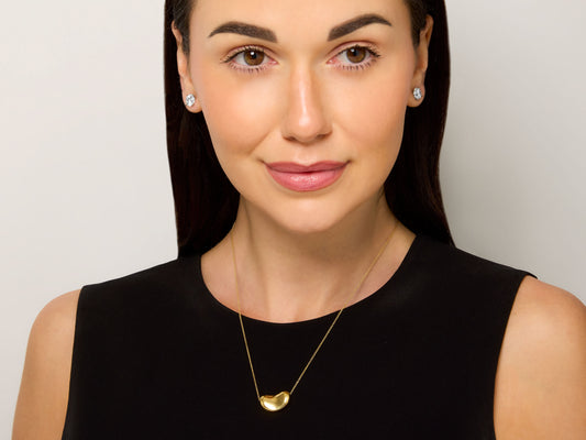 Tiffany & Co. Elsa Peretti 'Bean' Pendant Necklace in 18K Gold