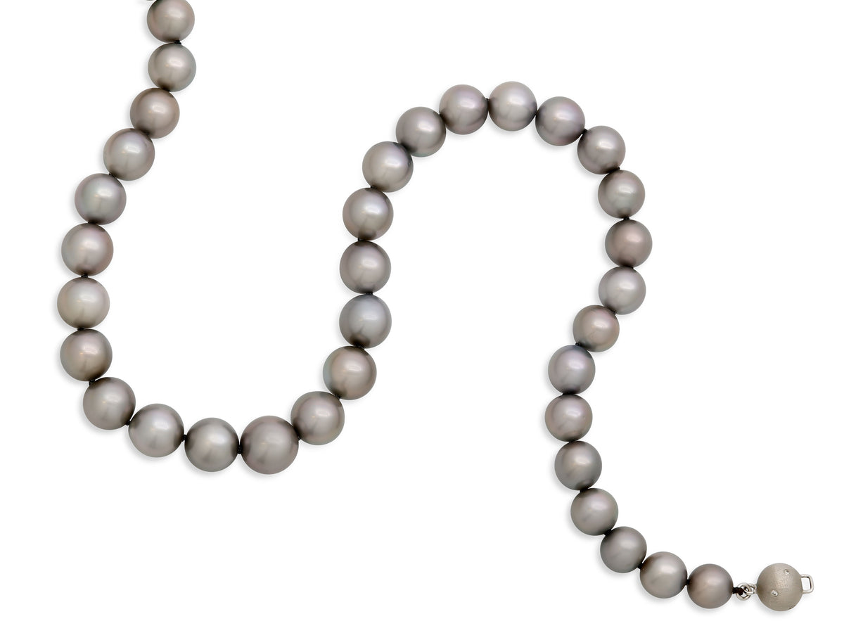 Tahitian Pearl Necklace with 18K White Gold Clasp