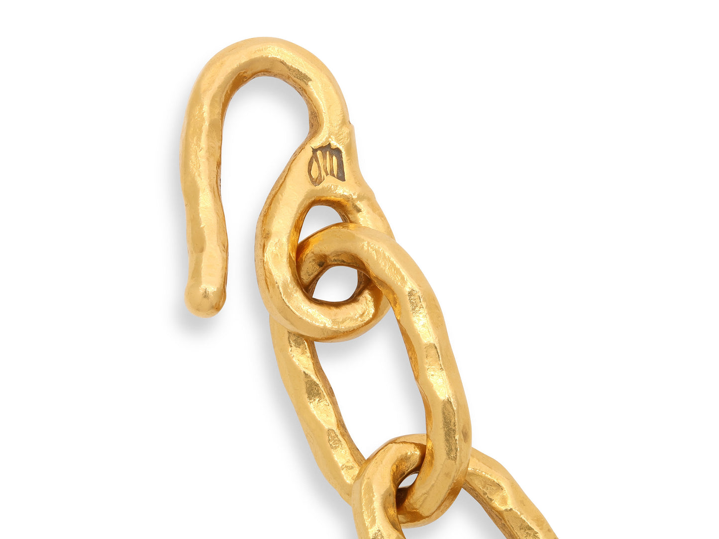 Jean Mahie Cadene Link Necklace in 22K Gold