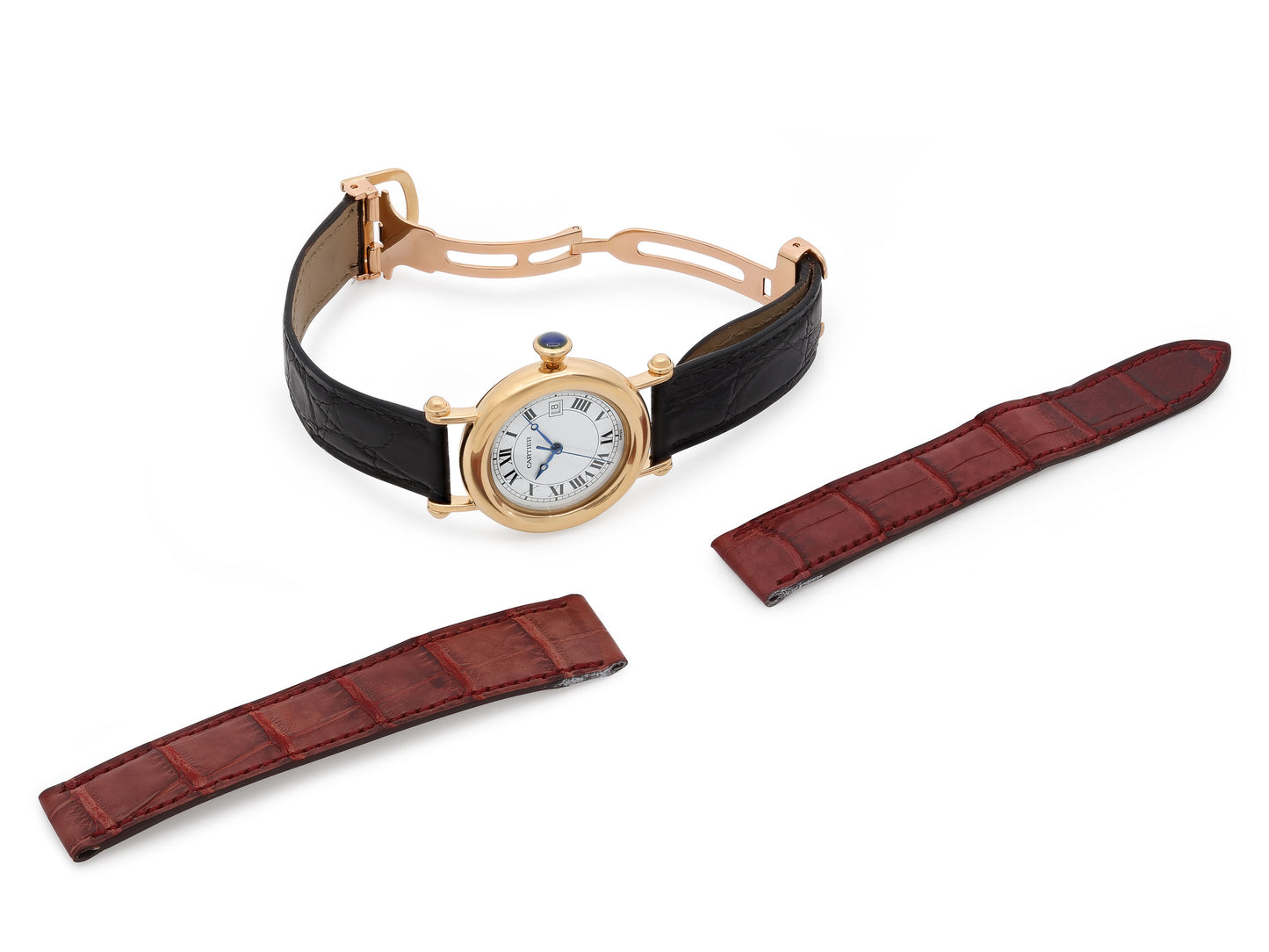 Cartier 'Diabolo' Watch in 18K Gold, 32mm