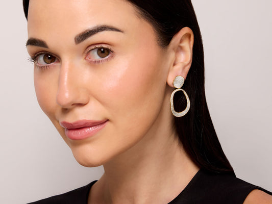 Ippolita 'Stardust' Diamond Drop Earrings in 18K Gold