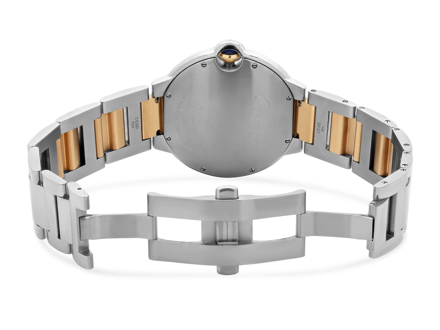 Cartier 'Ballon Bleu' Watch in Stainless Steel and 18K Gold, 42 mm