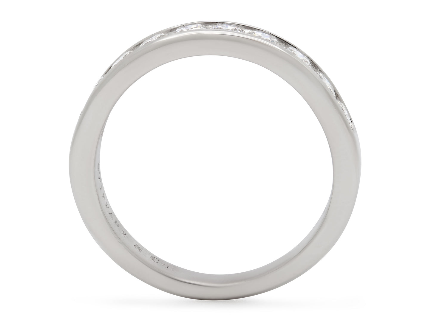 Tiffany & Co. Half Eternity Diamond Band in Platinum