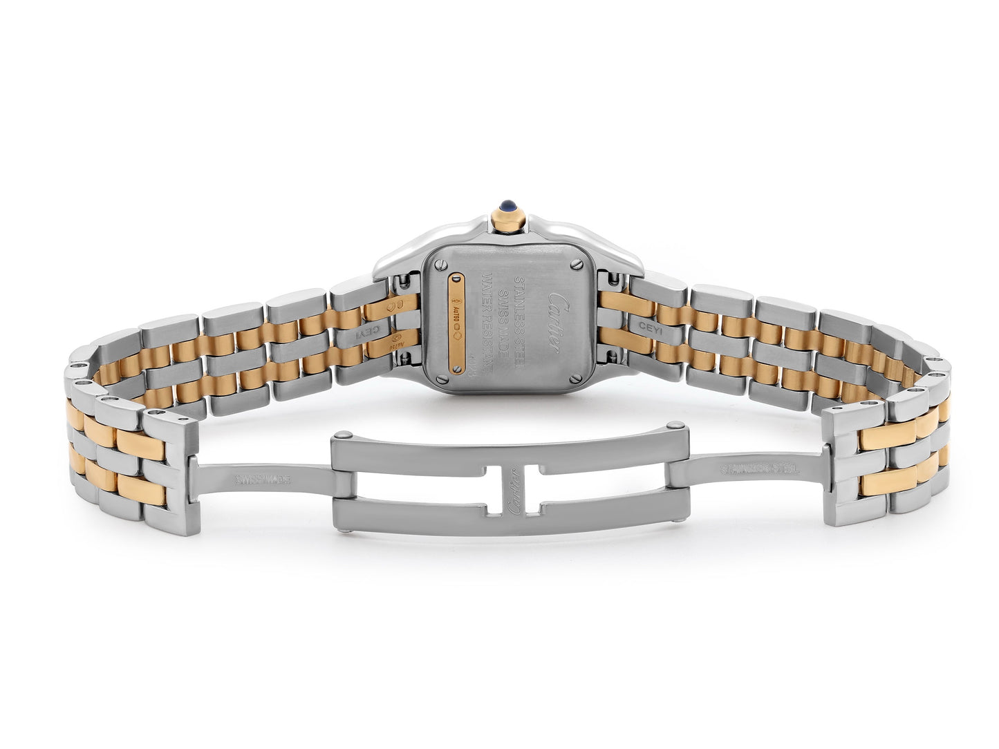 Cartier 'Panthère' Watch in Steel and 18K Gold, 30mm