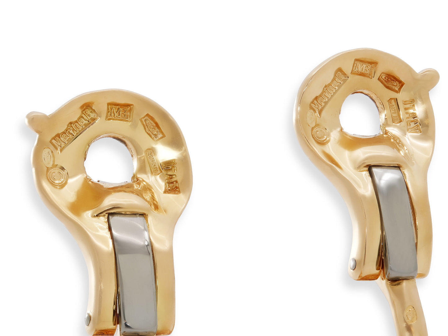 Marina B 'Atomo' Carnelian Earrings in 18K Gold