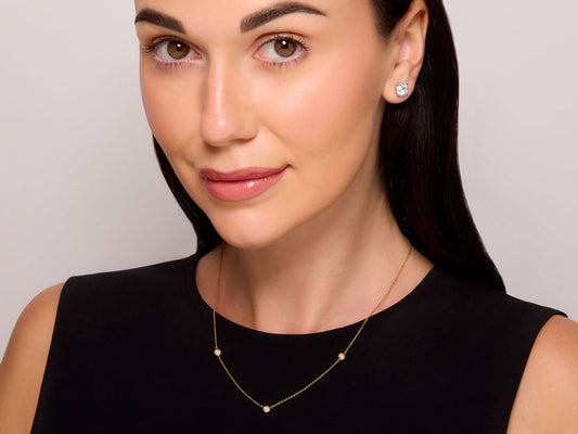 Tiffany & Co. Elsa Peretti 'Diamonds by the Yard' Necklace in 18K Gold