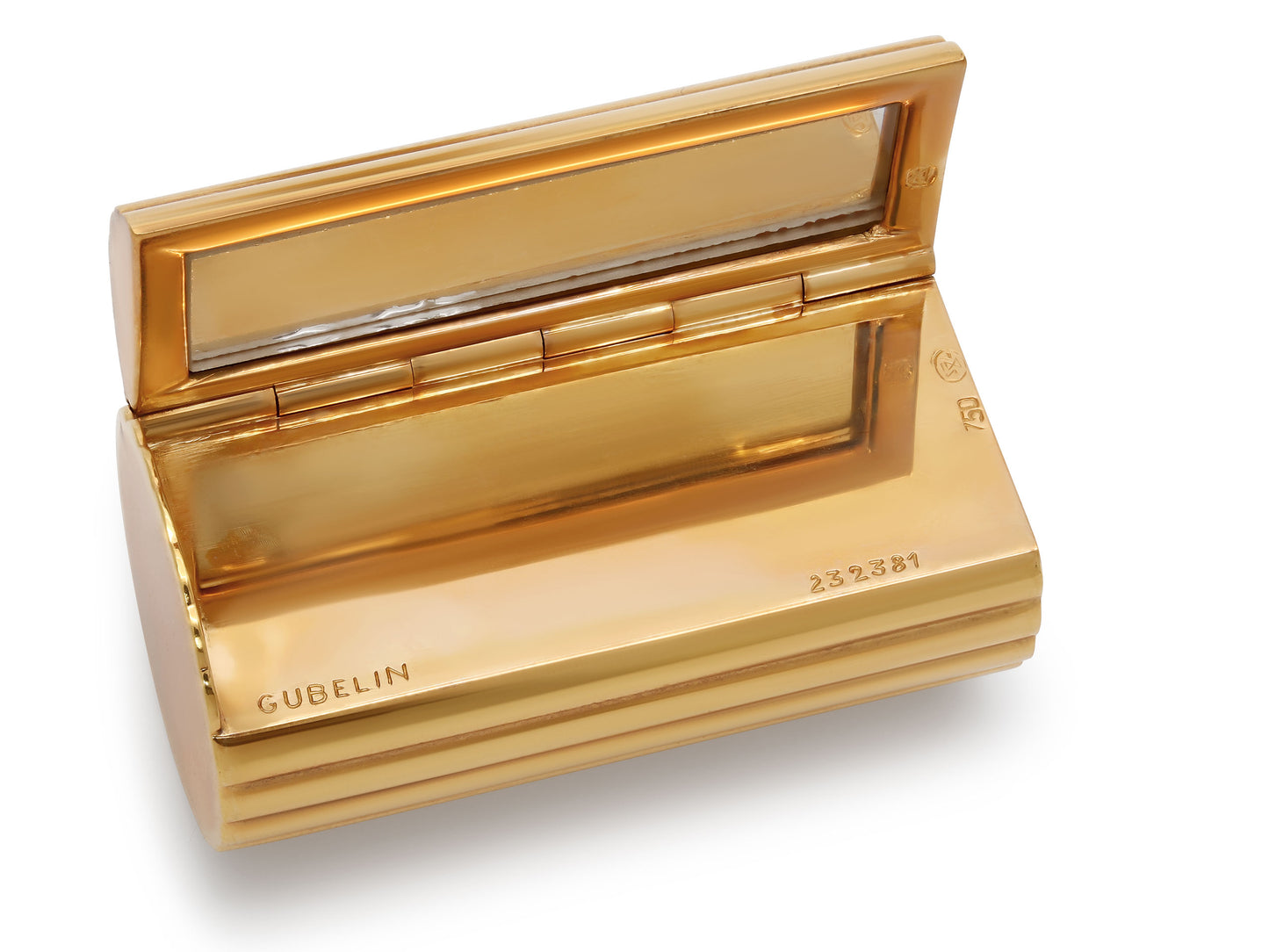 Gubelin Lipstick Case in 18K Gold