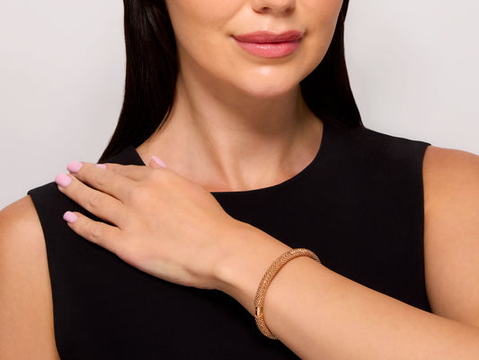 Caviar Bracelet in 18K Rose Gold