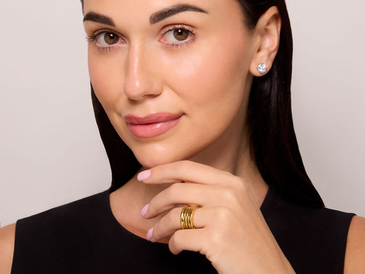 Bulgari 'B.zero1' Ring, Four-Band, in 18K Gold