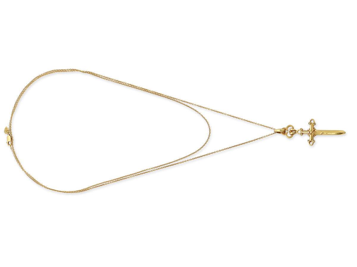 Garrard 'Knightrider' Pendant in 18K Gold