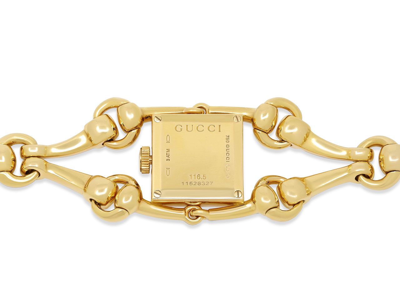 Gucci Horsebit 'Signoria' Watch in 18K Gold
