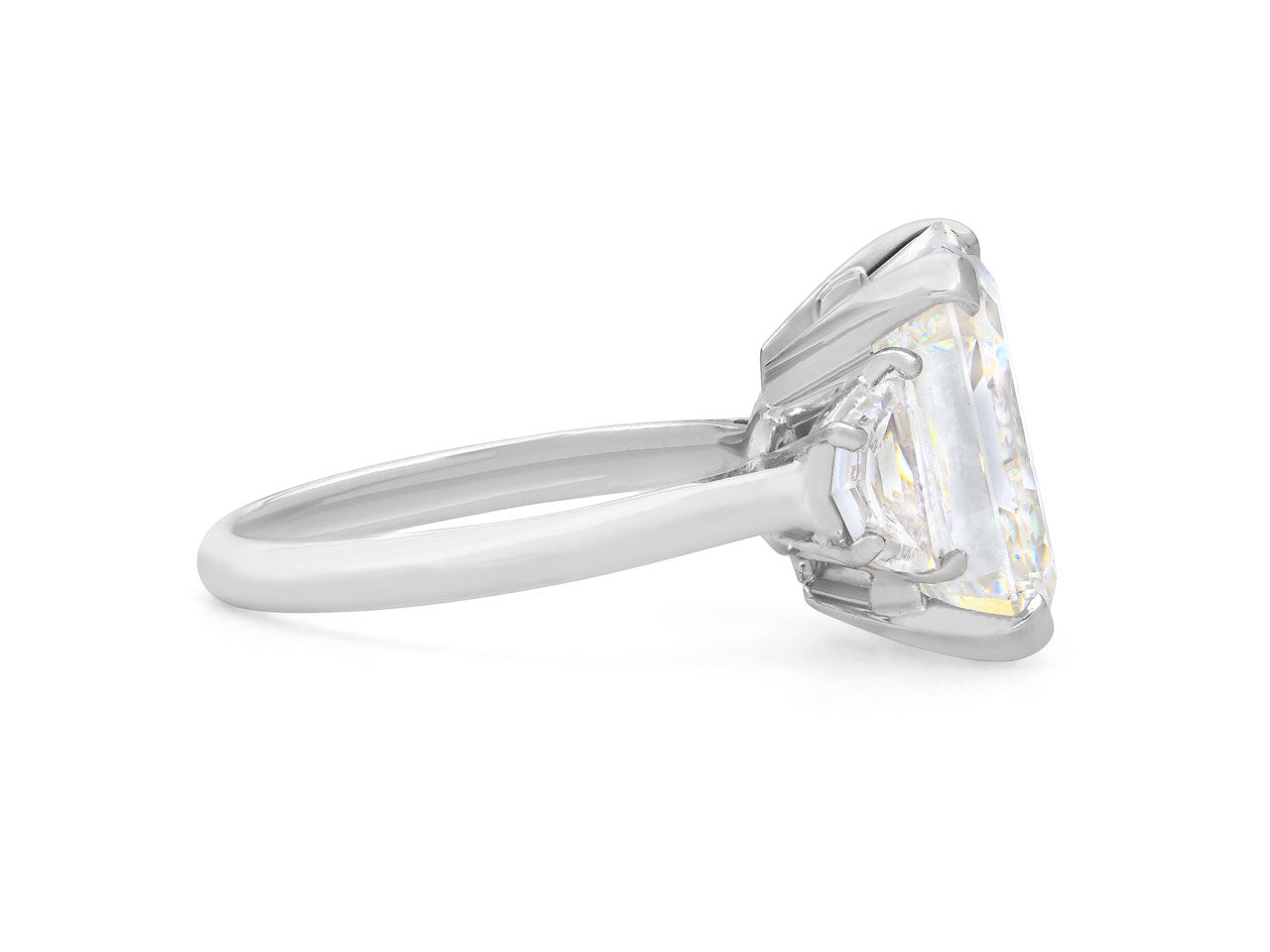 Emerald Cut Diamond Ring, 8.32 carat F/SI1, in Platinum