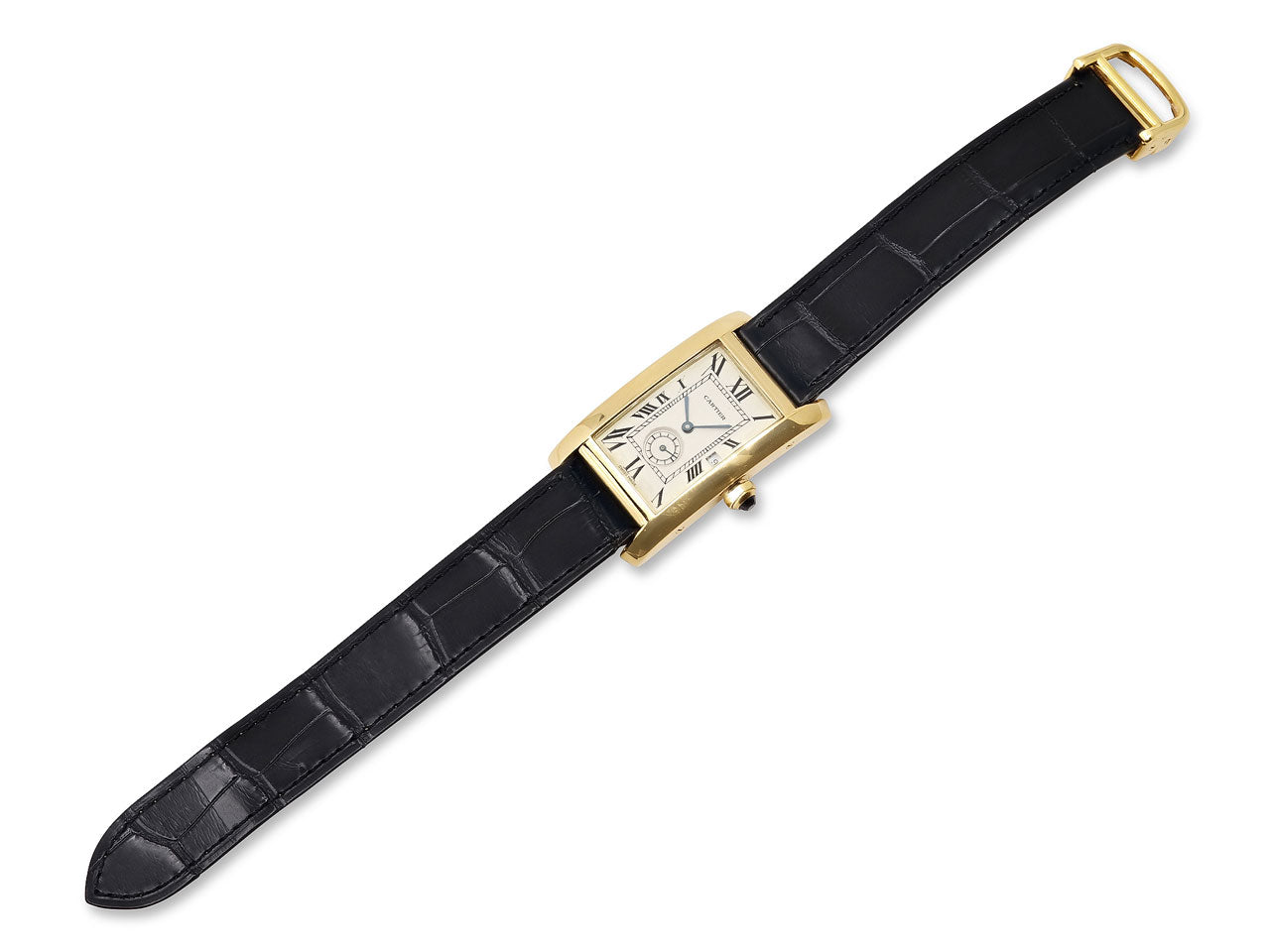Cartier 'Tank Américaine' Watch in 18K Gold