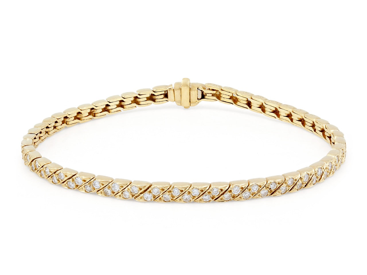Van Cleef & Arpels Diamond Bracelet in 18K Gold #512565