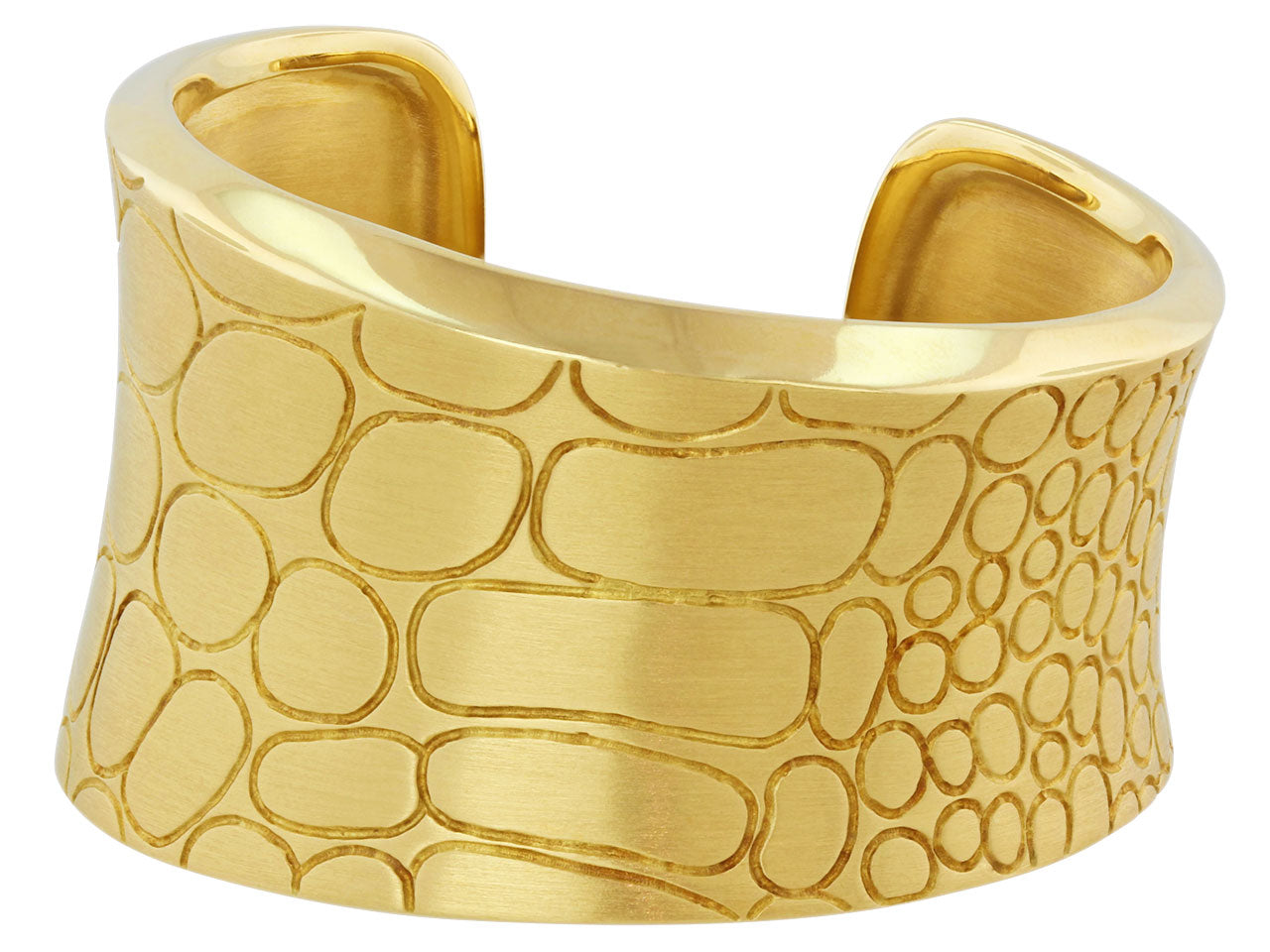 POMELLATO “Cocco” Cuff Bracelet in yellow gold