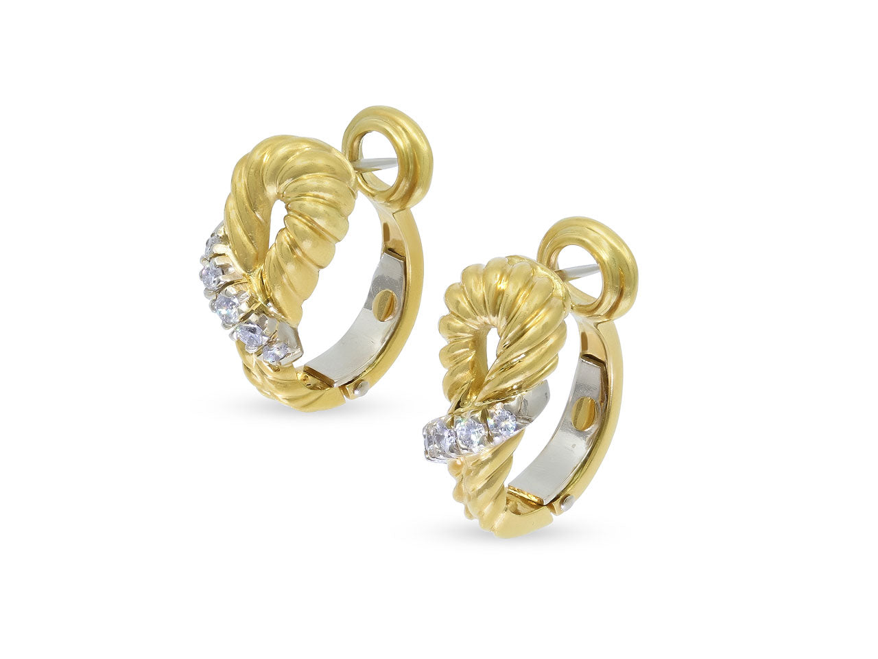 Diamond Earrings in 18K Gold