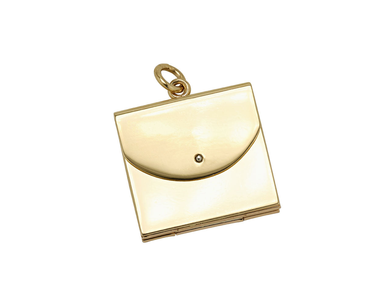 Book Form Locket in 14K Yellow Gold