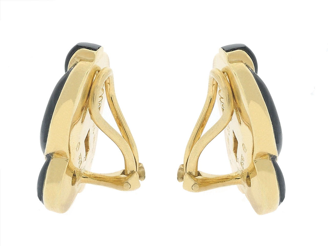 Tiffany & Co. Onyx Earrings in 18K