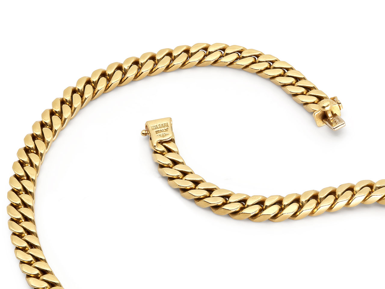 Bulgari Curb Link Chain in 18K Gold
