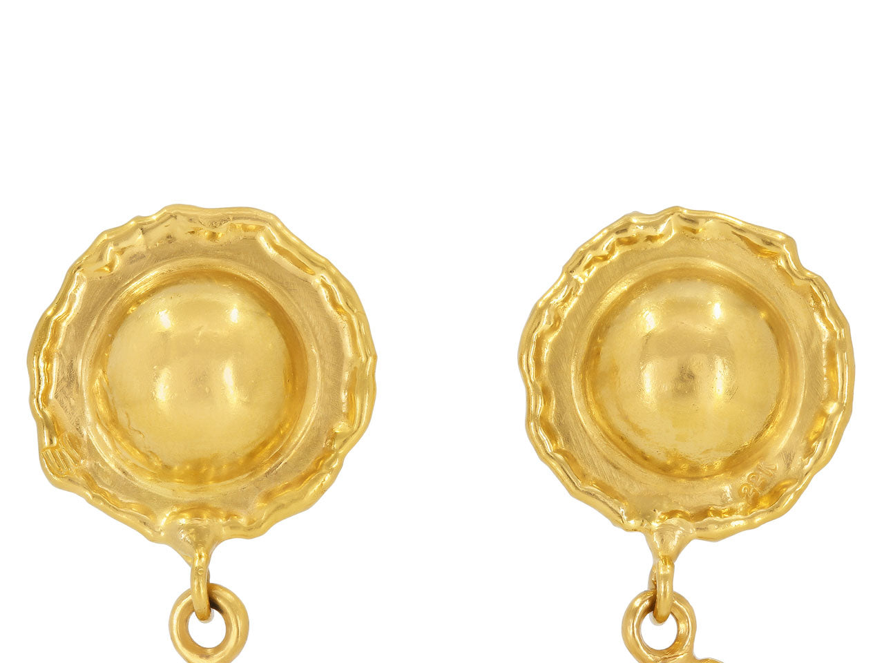 Jean Mahie Charming Monsters Earrings in 22K Gold