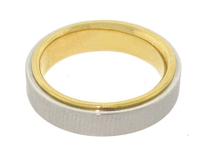 Two-Tone Band in Platinum and 18K