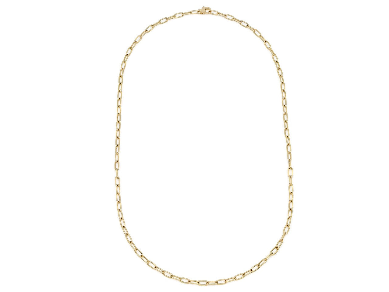 Italian Cable Link Chain in 18K Gold, by Beladora, 22 Inches