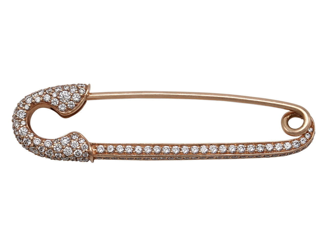 Crow's Nest 'Safety First' Brooch in 18K Rose Gold