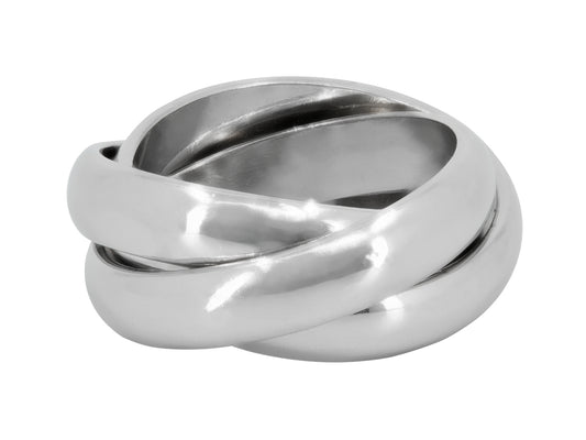 Cartier "Trinity" Ring in Platinum, Large