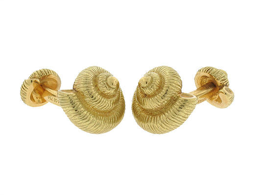 Tiffany & Co. Seashell Cufflinks in 18K