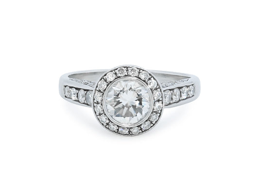 JB Star Diamond Ring in Platinum