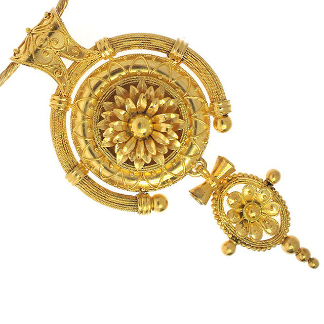 castellani gold pendant necklace