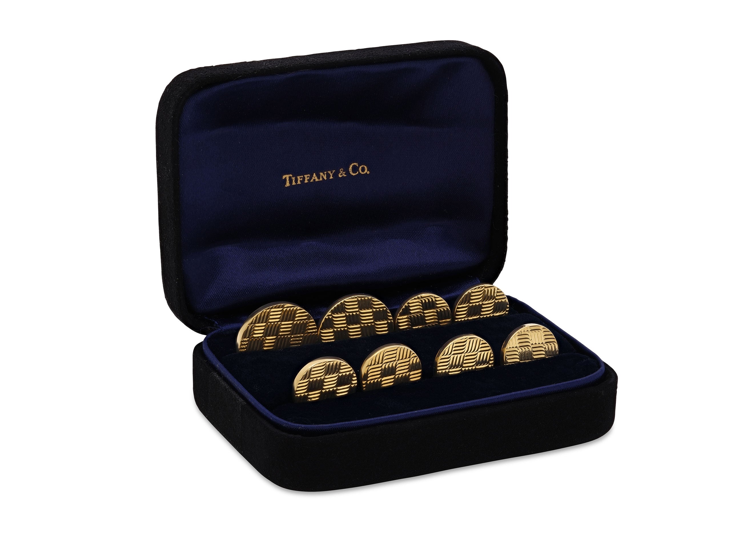 ティファニーです。 Tiffany & Co. Button Set in 14K Gold #513810 – Beladora