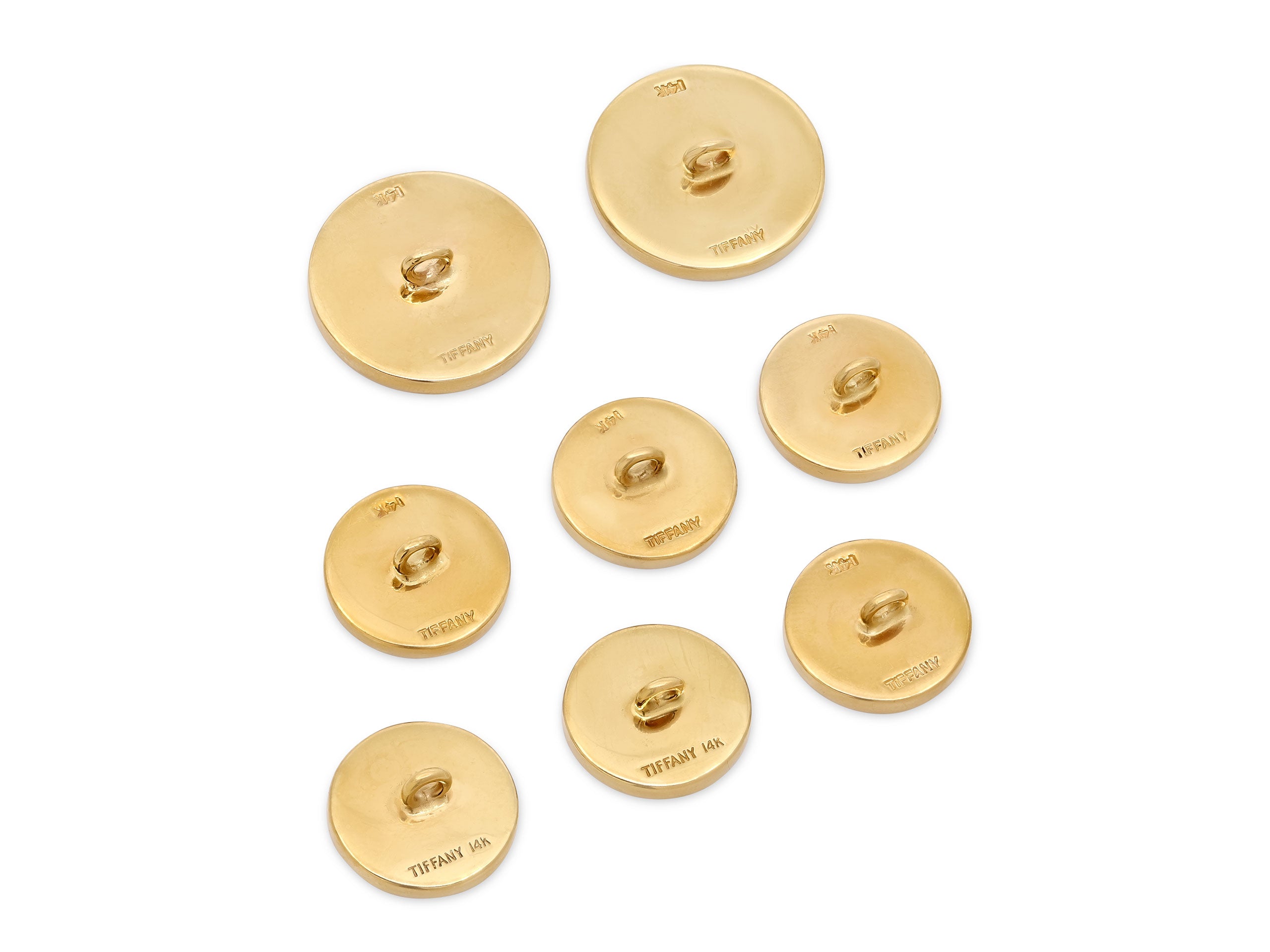 Tiffany & Co. Button Set in 14K Gold #513810 – Beladora