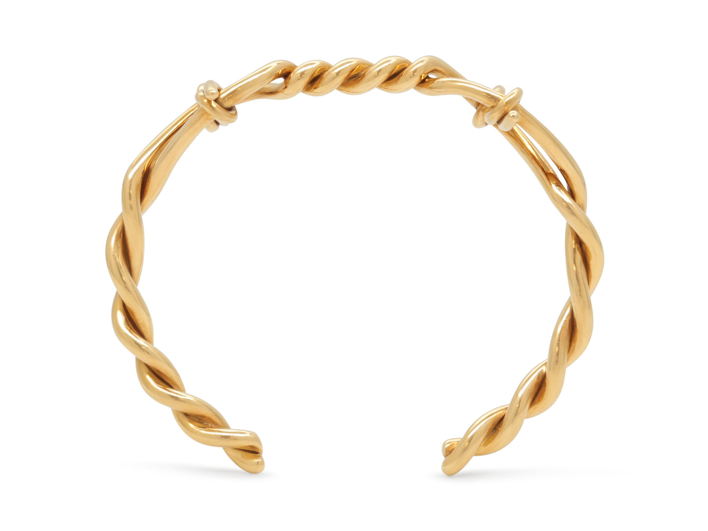 Tom Ford Twisted Wire Bracelet in 18K Gold