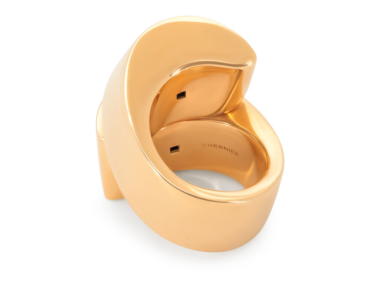 Vhernier 'Kiss' Ring in 18K Rose Gold