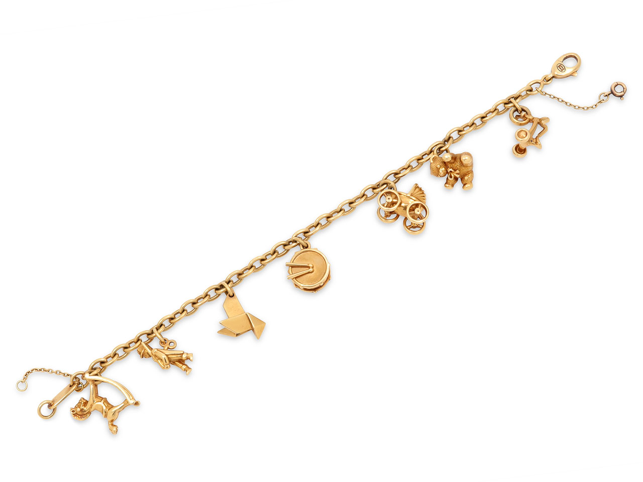 Cartier 'Growing Child' Charm Bracelet in 18K Gold