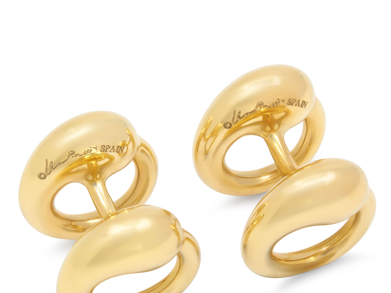 Tiffany & Co. Elsa Peretti 'Eternal Circle' Cufflinks in 18K Gold