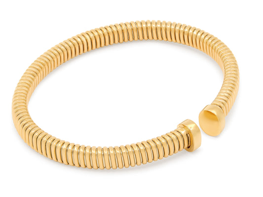 Tubogas Nail Bracelet in 18K Gold, by Beladora