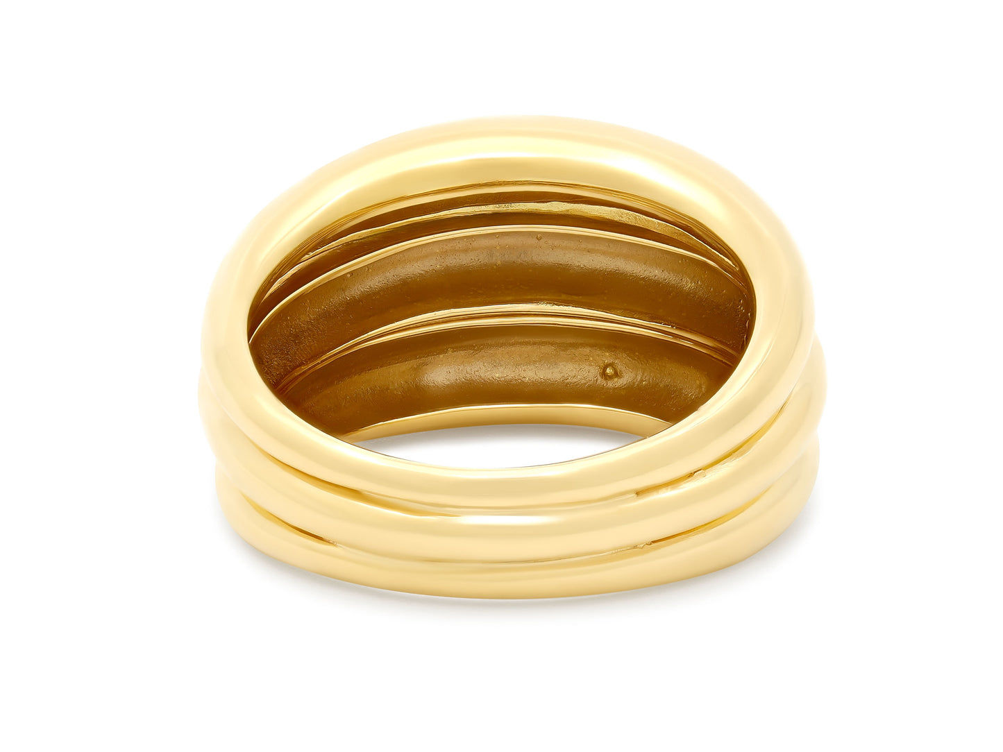 Fluted Ring in 18K Gold, by Beladora