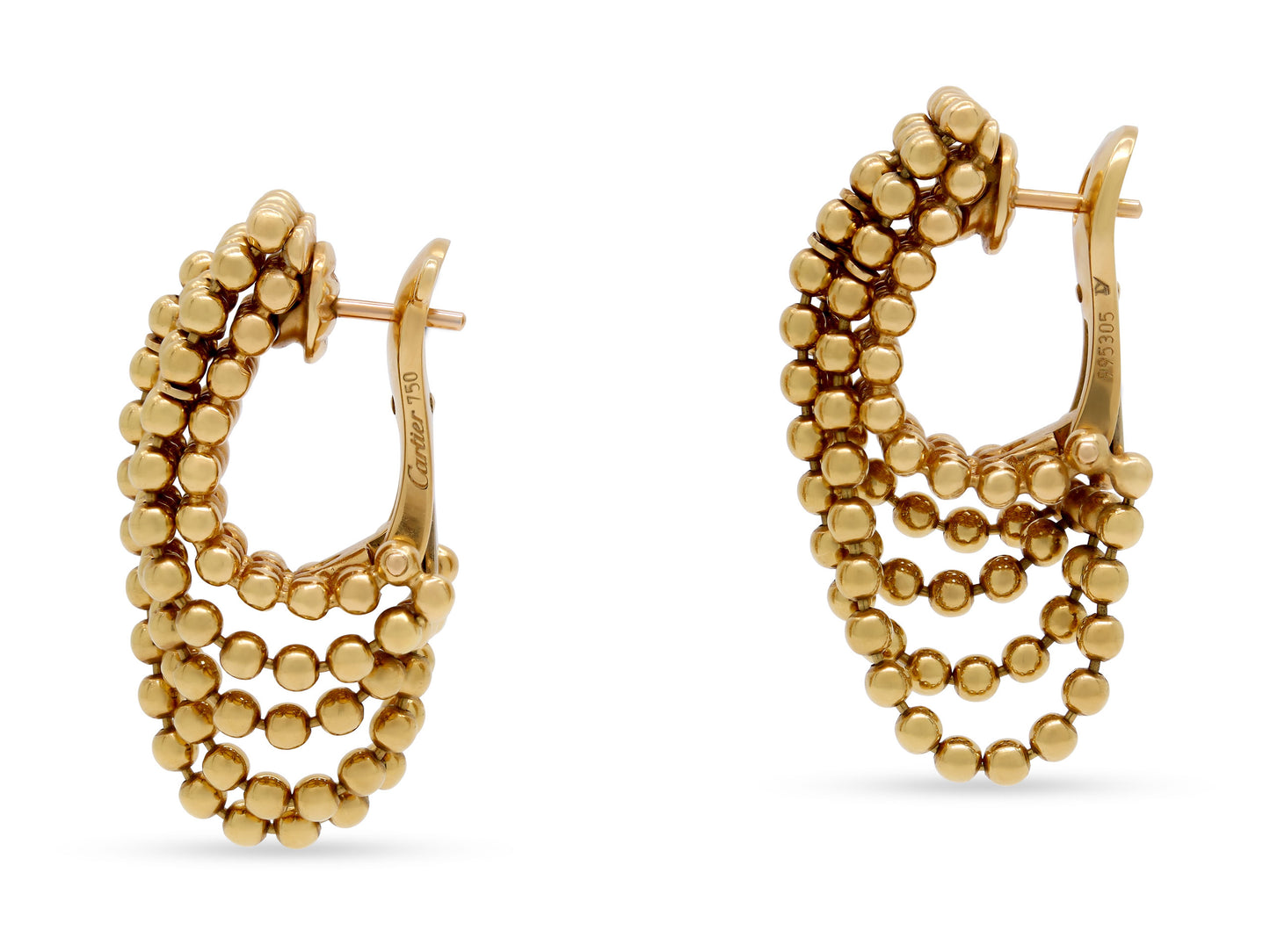 Cartier 'Draperie de Décolleté' Earrings in 18K Gold
