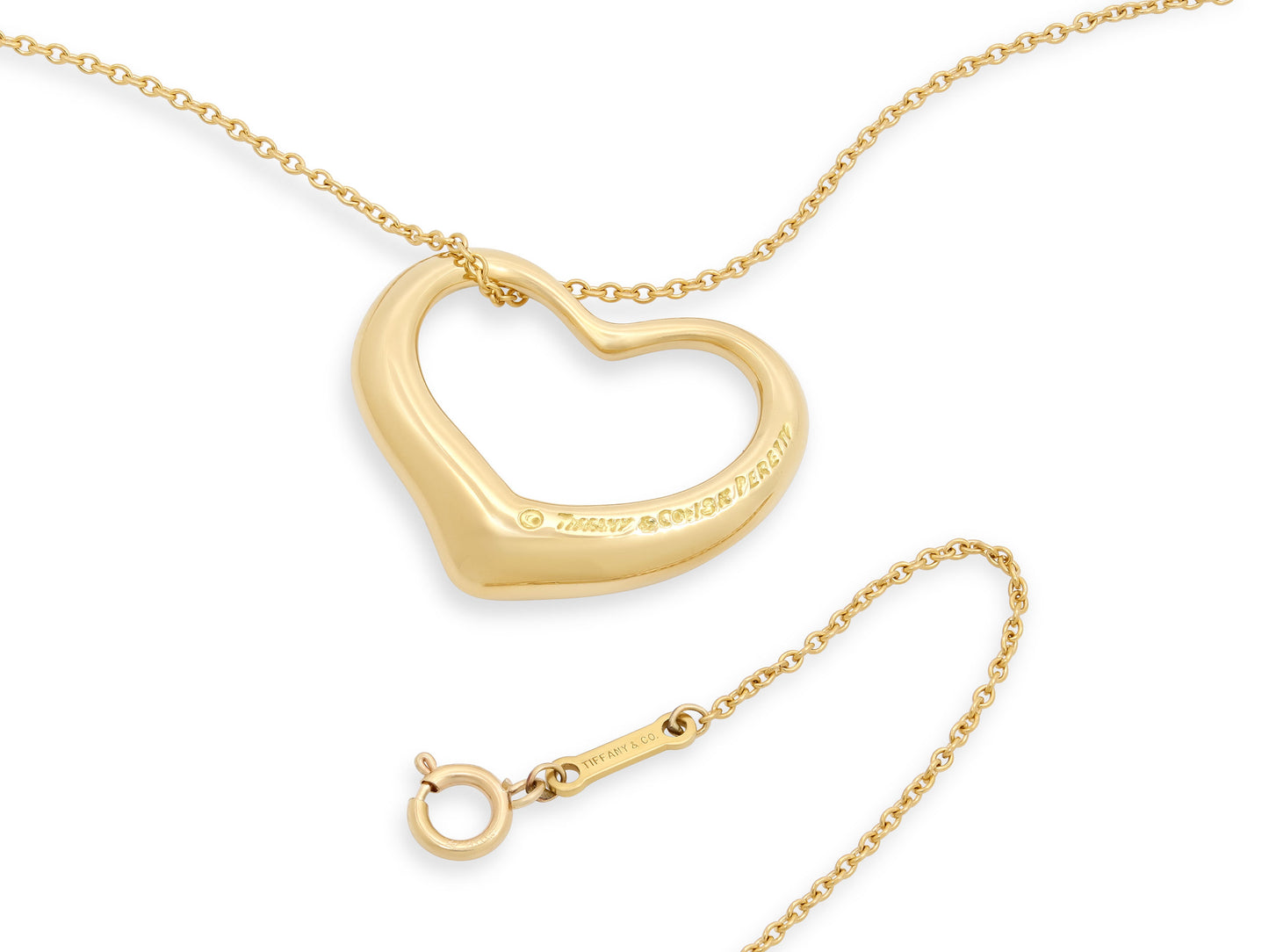 Tiffany & Co. Elsa Peretti 'Open Heart' Pendant in 18K Gold, Medium