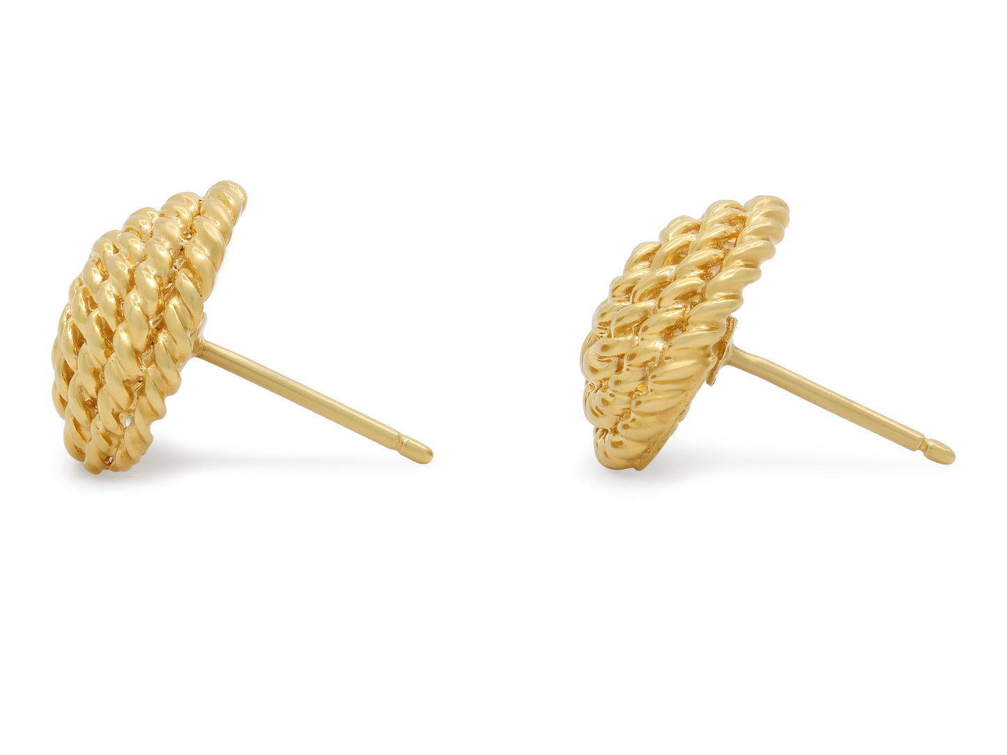 Tiffany & Co. Coiled Rope Earrings in 18K Gold