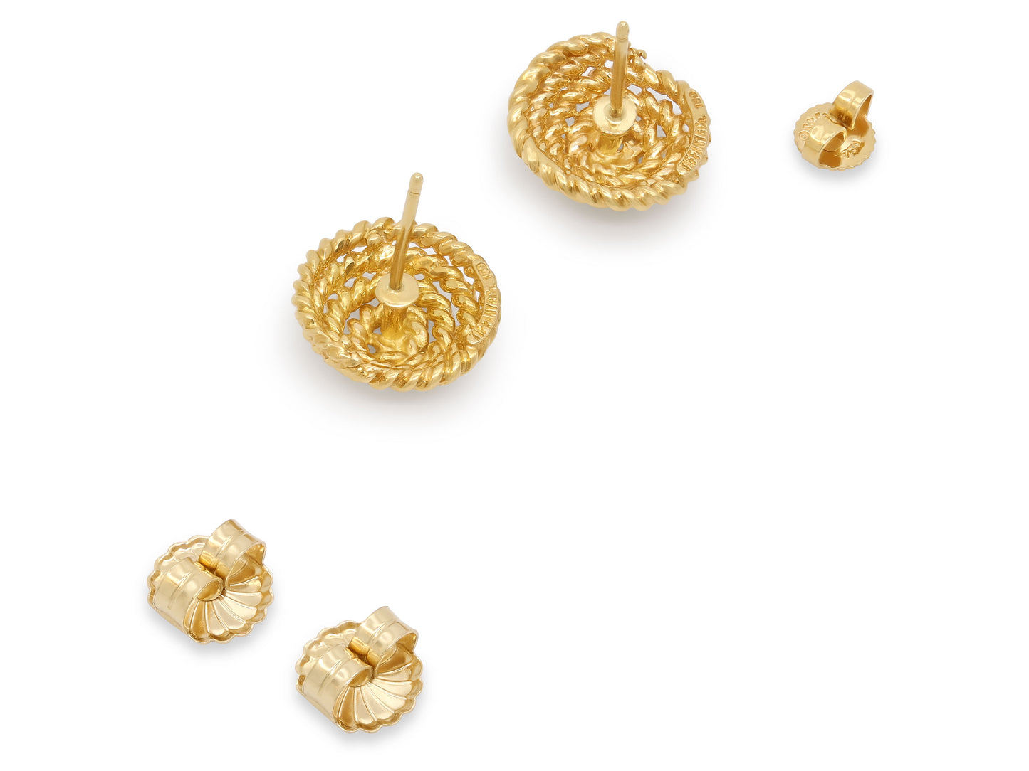 Tiffany & Co. Coiled Rope Earrings in 18K Gold