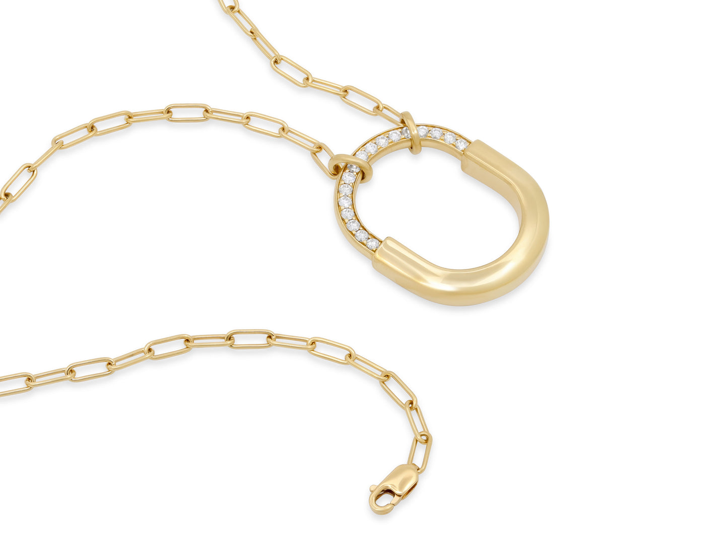 Tiffany & Co. 'Lock' Pendant in 18K Gold, Medium Model