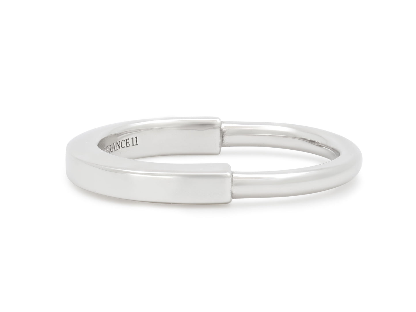 Tiffany & Co. 'Lock' Ring in 18K White Gold