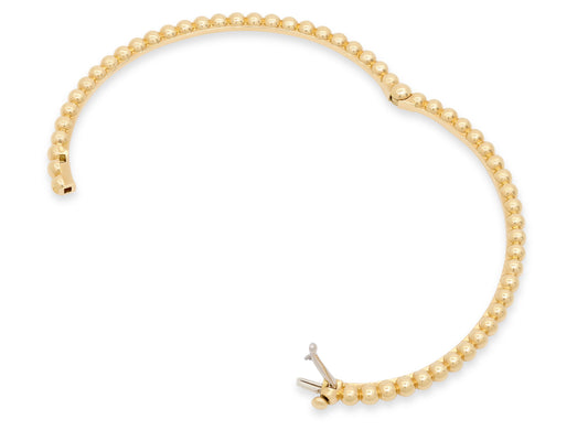 Van Cleef & Arpels 'Perlèe Pearls of Gold' Bracelet in 18K Gold, Medium Model