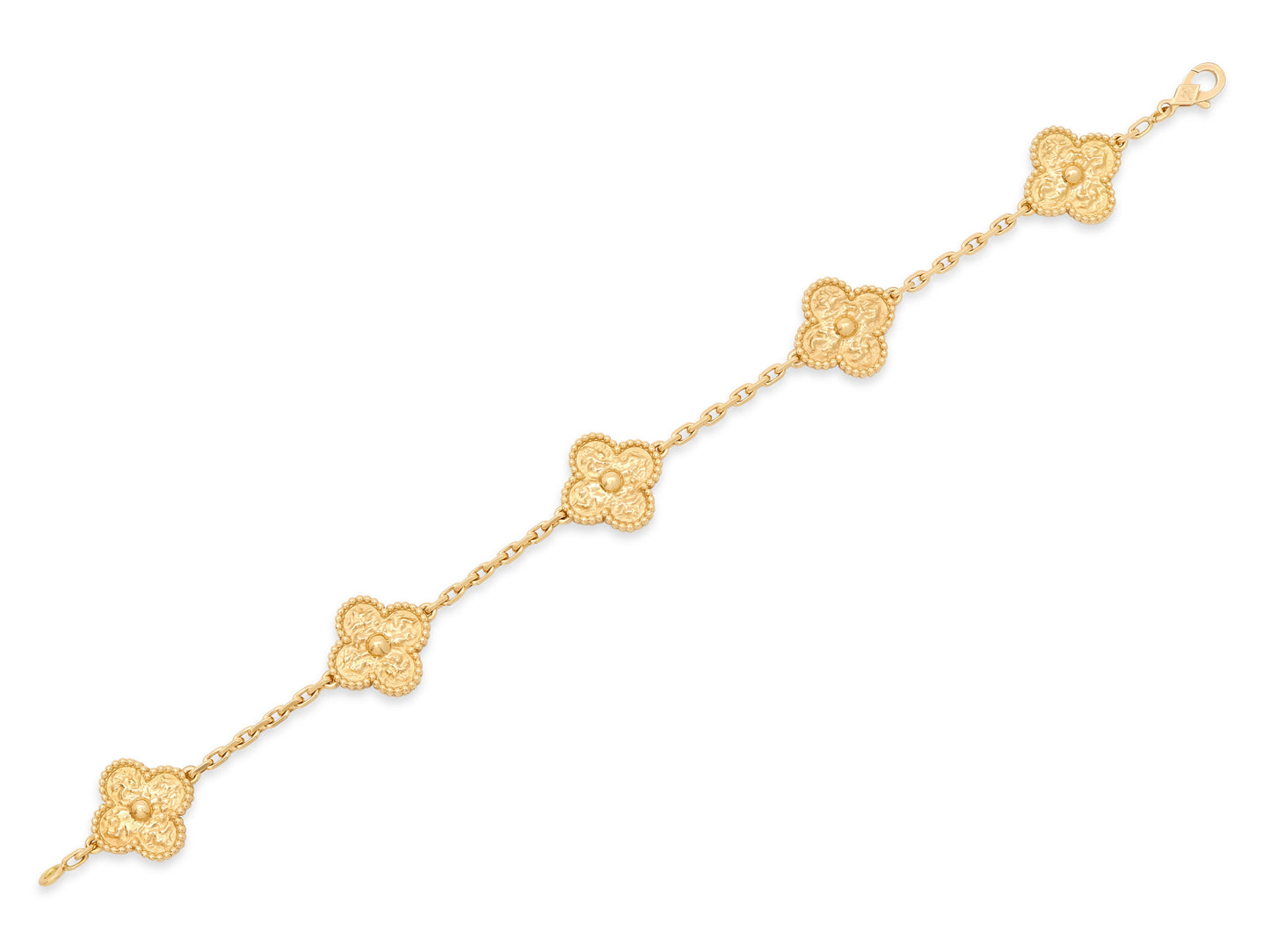 Van Cleef & Arpels 'Vintage Alhambra' Bracelet in 18K Gold