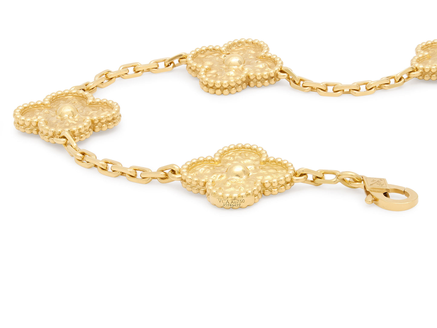Van Cleef & Arpels 'Vintage Alhambra' Bracelet in 18K Gold